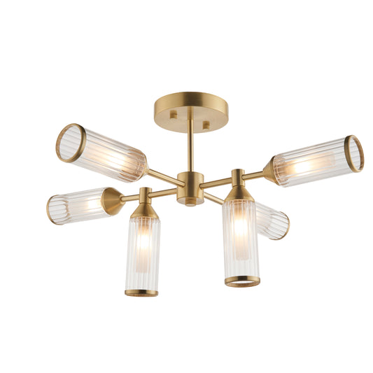 Ludwig 6 Light Ceiling Fitting
