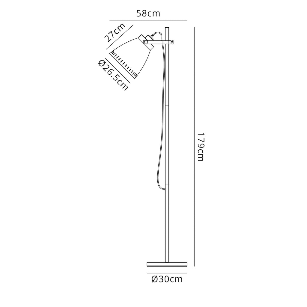 Luminosity Designs - Factory Adjustable Floor Lamp - Luminosity Designs Ltd