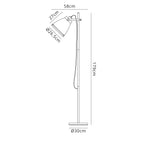 Luminosity Designs - Factory Adjustable Floor Lamp - Luminosity Designs Ltd