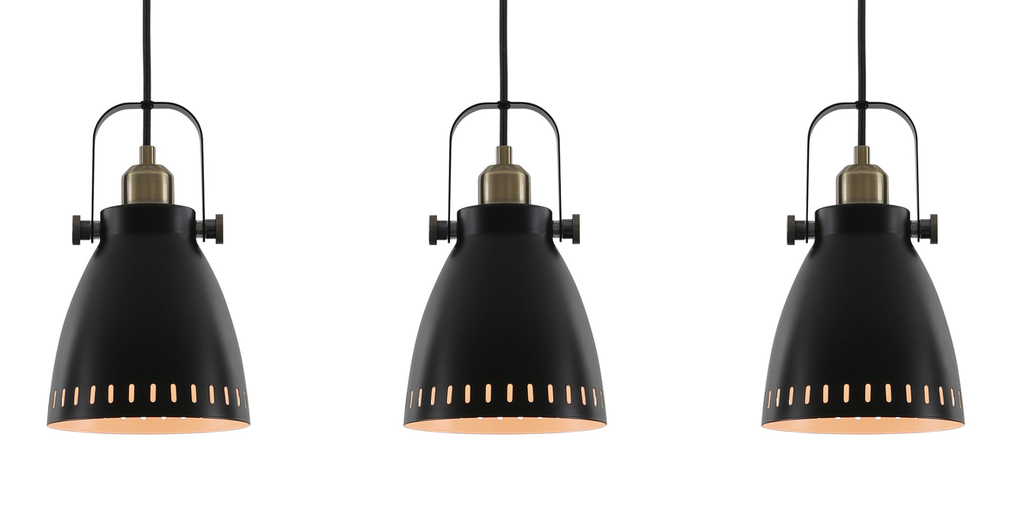 Luminosity Designs - Factory Linear 3 Light Bar Pendant - Luminosity Designs Ltd