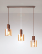 Luminosity Designs - Fae Multi Drop Bar Pendant - Luminosity Designs Ltd