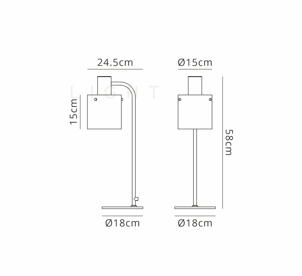Luminosity Designs - Fae Tall Table Lamp - Luminosity Designs Ltd