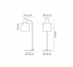 Luminosity Designs - Fae Tall Table Lamp - Luminosity Designs Ltd