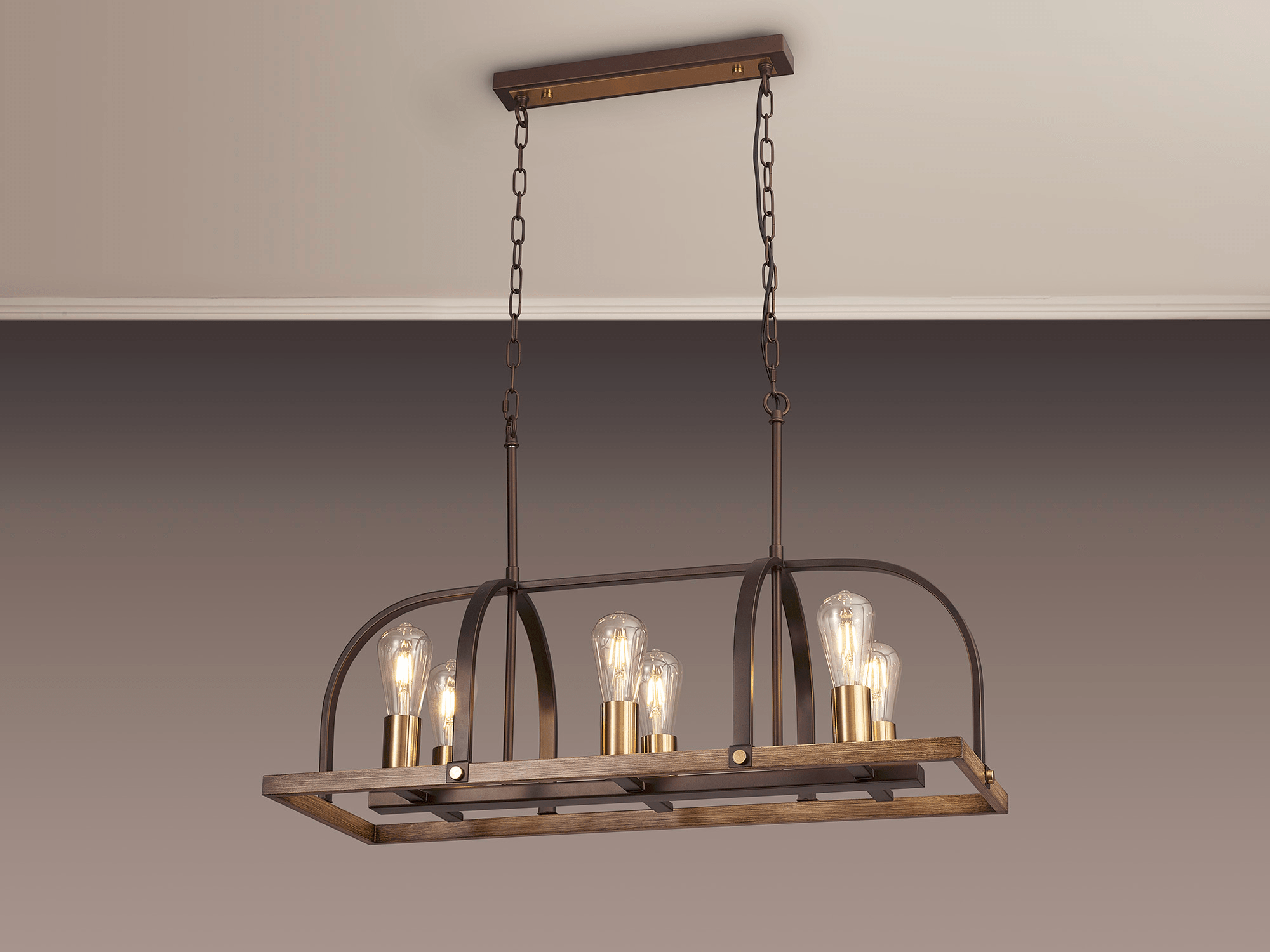 Luminosity Designs - Farmhouse Linear Ceiling Light - Luminosity Designs Ltd