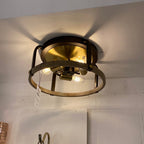 Luminosity Designs - Farmhouse Semi Flush Ceiling Light - Luminosity Designs Ltd