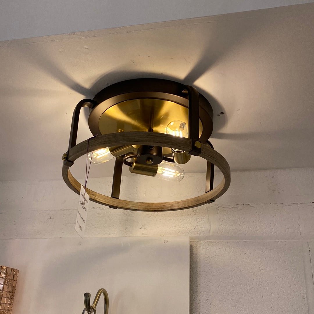 Luminosity Designs - Farmhouse Semi Flush Ceiling Light - Luminosity Designs Ltd