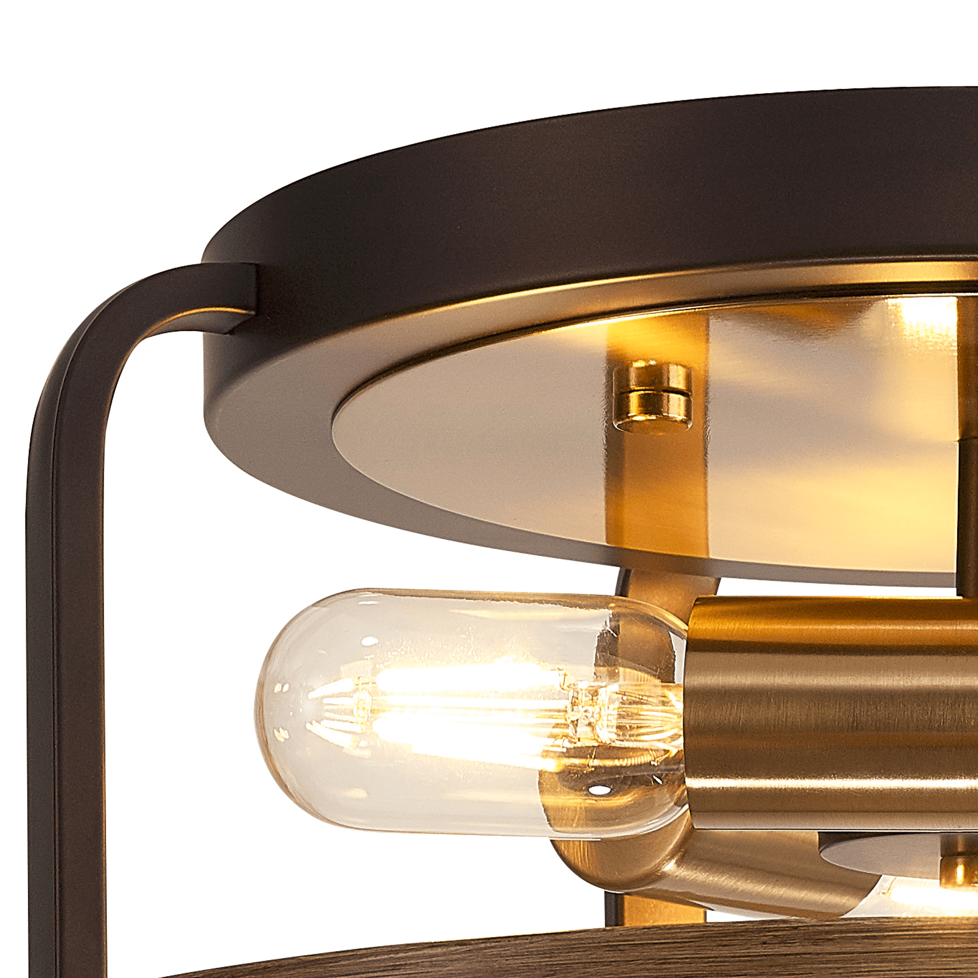 Luminosity Designs - Farmhouse Semi Flush Ceiling Light - Luminosity Designs Ltd