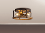 Luminosity Designs - Farmhouse Semi Flush Ceiling Light - Luminosity Designs Ltd