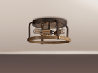 Luminosity Designs - Farmhouse Semi Flush Ceiling Light - Luminosity Designs Ltd