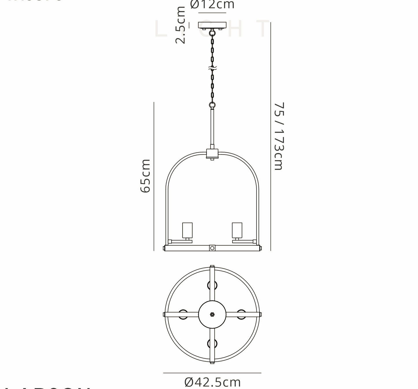 Farmhouse Lantern Ceiling Light