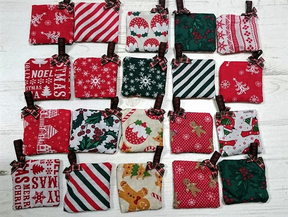 Kitty B Bears - Festive lavender bag - Luminosity Designs Ltd