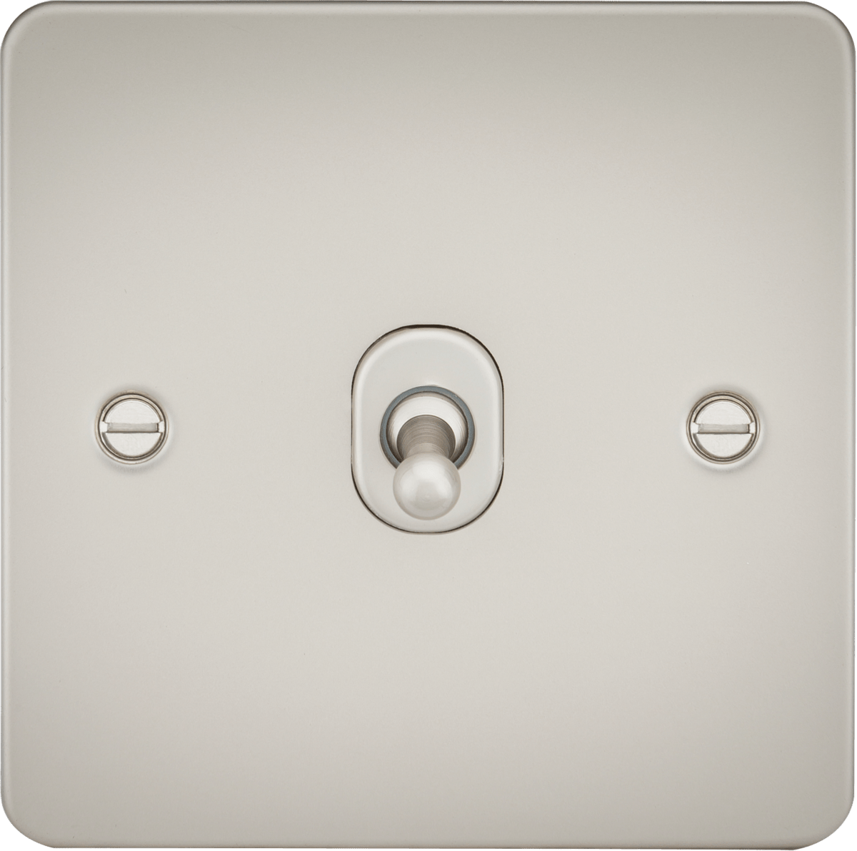 Knightsbridge - Flat Plate 1G 2 Way Toggle Switch - Luminosity Designs Ltd