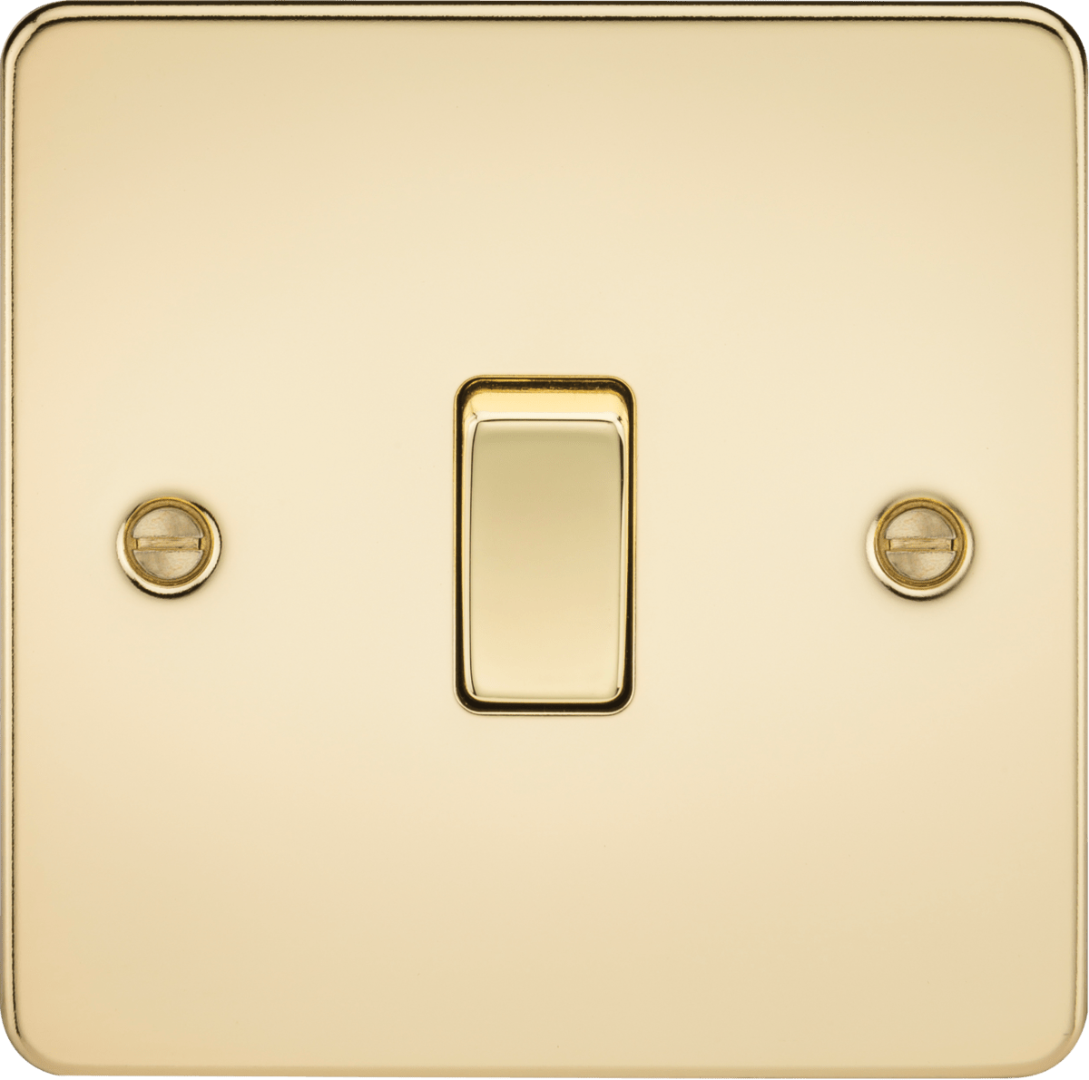 Knightsbridge - Flat Plate 1G Intermediate 2 Way Switch - Luminosity Designs Ltd