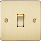 Knightsbridge - Flat Plate 1G Intermediate 2 Way Switch - Luminosity Designs Ltd