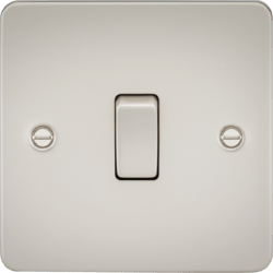 Knightsbridge - Flat Plate 1G Intermediate 2 Way Switch - Luminosity Designs Ltd