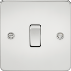 Knightsbridge - Flat Plate 1G Intermediate 2 Way Switch - Luminosity Designs Ltd