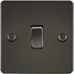 Knightsbridge - Flat Plate 20A 1G DP Appliance Switch - Luminosity Designs Ltd