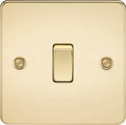 Knightsbridge - Flat Plate 20A 1G DP Appliance Switch - Luminosity Designs Ltd