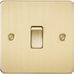 Knightsbridge - Flat Plate 20A 1G DP Appliance Switch - Luminosity Designs Ltd