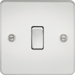 Knightsbridge - Flat Plate 20A 1G DP Appliance Switch - Luminosity Designs Ltd