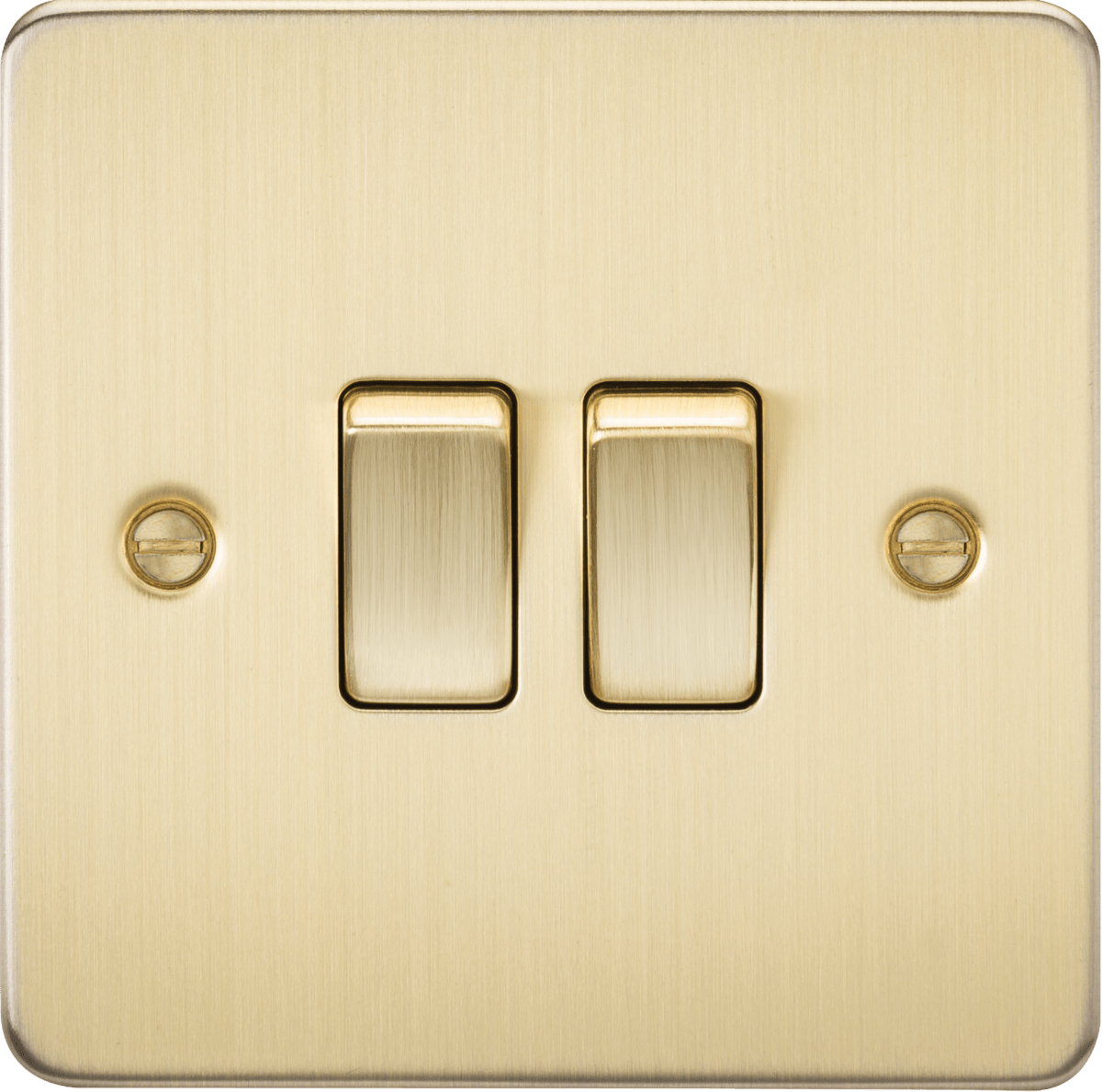 Knightsbridge - Flat Plate 2G 2 Way Switch - Luminosity Designs Ltd
