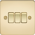 Knightsbridge - Flat Plate 3G 2 Way Switch - Luminosity Designs Ltd