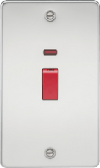 Knightsbridge - Flat Plate 45A Cooker Switch - Luminosity Designs Ltd