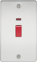 Knightsbridge - Flat Plate 45A Cooker Switch - Luminosity Designs Ltd