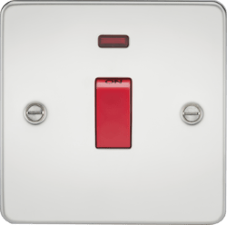 Knightsbridge - Flat Plate 45A Cooker Switch - Luminosity Designs Ltd