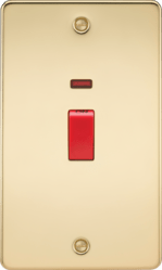 Knightsbridge - Flat Plate 45A Cooker Switch - Luminosity Designs Ltd