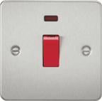 Knightsbridge - Flat Plate 45A Cooker Switch - Luminosity Designs Ltd