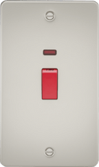 Knightsbridge - Flat Plate 45A Cooker Switch - Luminosity Designs Ltd