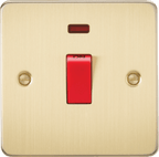 Knightsbridge - Flat Plate 45A Cooker Switch - Luminosity Designs Ltd
