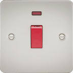 Knightsbridge - Flat Plate 45A Cooker Switch - Luminosity Designs Ltd