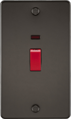 Knightsbridge - Flat Plate 45A Cooker Switch - Luminosity Designs Ltd