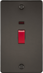 Knightsbridge - Flat Plate 45A Cooker Switch - Luminosity Designs Ltd