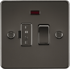 Knightsbridge - Flat Plate Switched Fuse Spur With Neon - Luminosity Designs Ltd