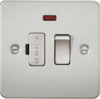 Knightsbridge - Flat Plate Switched Fuse Spur With Neon - Luminosity Designs Ltd
