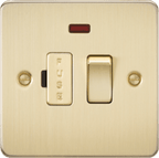 Knightsbridge - Flat Plate Switched Fuse Spur With Neon - Luminosity Designs Ltd