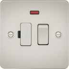 Knightsbridge - Flat Plate Switched Fuse Spur With Neon - Luminosity Designs Ltd