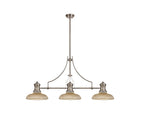 Luminosity Designs - Flat Ridged Lampshade in Tinted Glass - Luminosity Designs Ltd