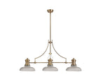 Luminosity Designs - Flat Ridged Lampshade in Tinted Glass - Luminosity Designs Ltd
