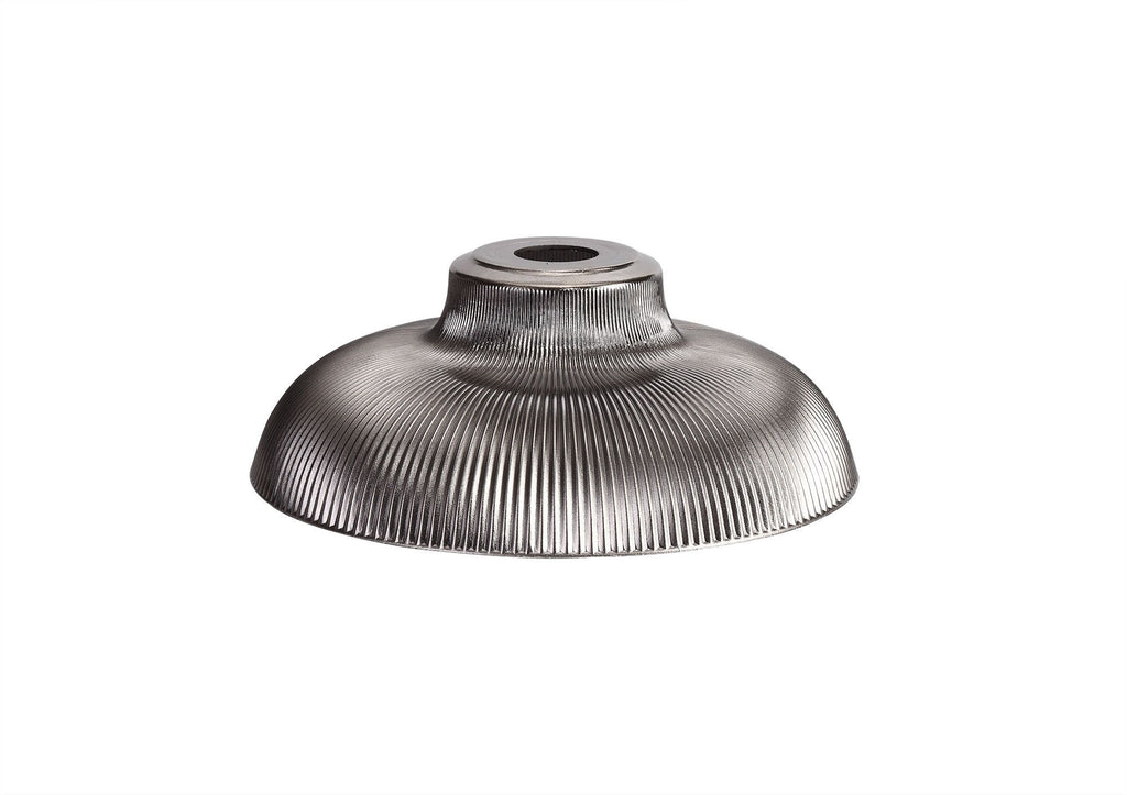 Luminosity Designs - Flat Ridged Lampshade in Tinted Glass - Luminosity Designs Ltd