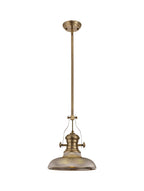 Luminosity Designs - Flat Ridged Lampshade in Tinted Glass - Luminosity Designs Ltd