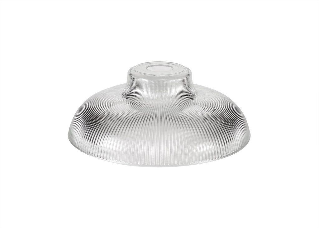 Luminosity Designs - Flat Ridged Lampshade in Tinted Glass - Luminosity Designs Ltd