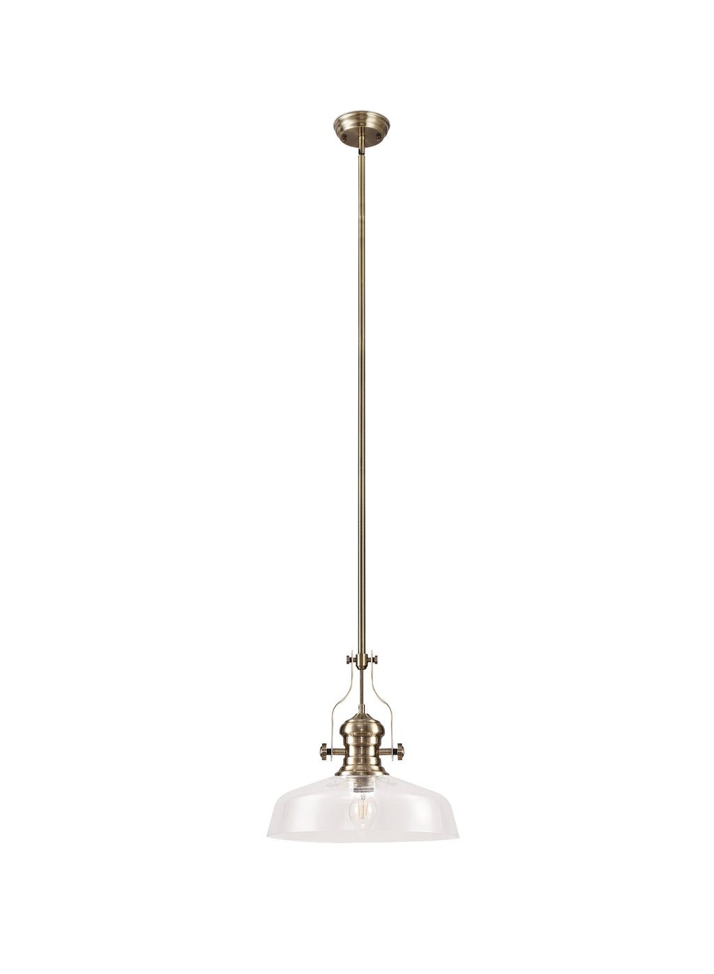 Luminosity Designs - Flat Round Glass Lampshade - Luminosity Designs Ltd