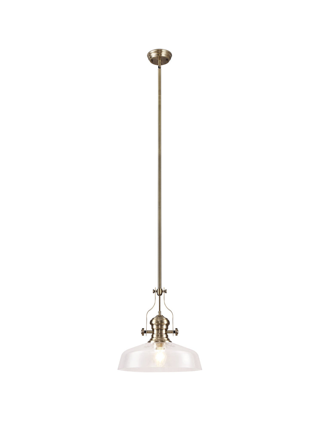Luminosity Designs - Flat Round Glass Lampshade - Luminosity Designs Ltd