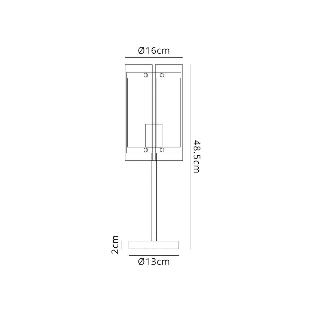Luminosity Designs - Florence Lantern Table Lamp - Luminosity Designs Ltd