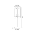 Luminosity Designs - Florence Lantern Table Lamp - Luminosity Designs Ltd