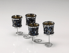 Luminosity Designs - Forget - Me - Not Mosaic 5 Candle Holder - Luminosity Designs Ltd